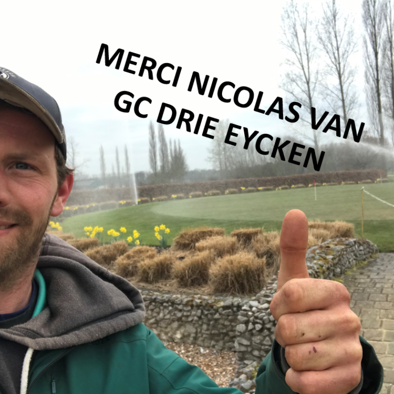 Merci Nicolas Drie Eycken
