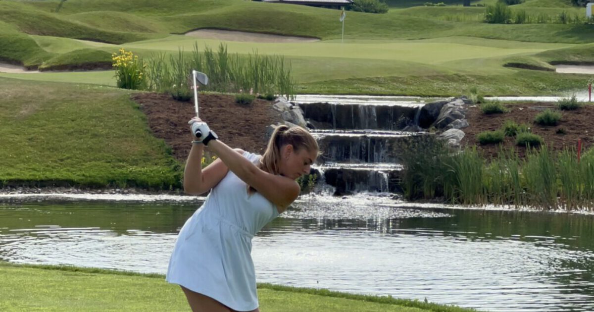 Vrouw in de kijker Alexandra d'Archambeau  Golf Vlaanderen