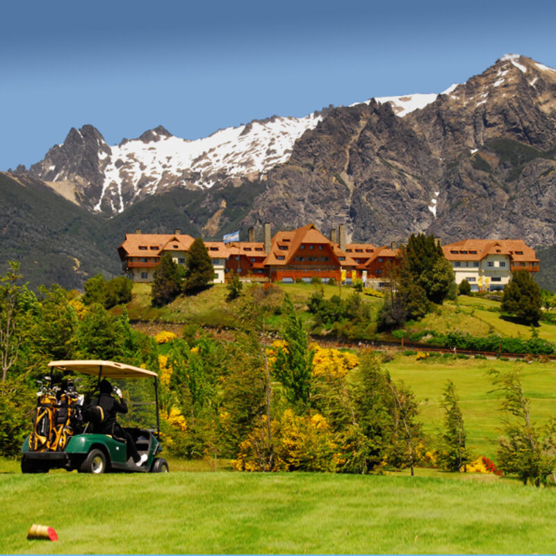 Ontdekkingsreis Argentinie Bariloche Llao Llao hotel met baan 1