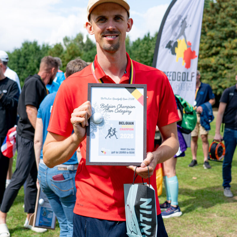 Belgian winner amateur men Laurens Verplaetse