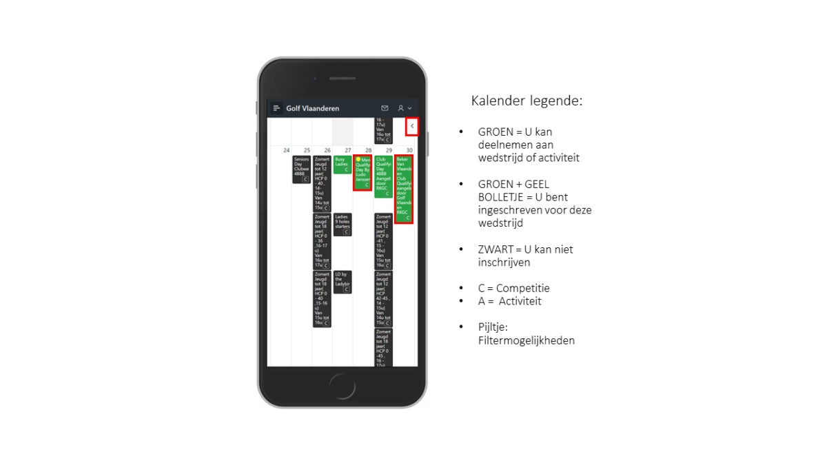 Kalender smartphone