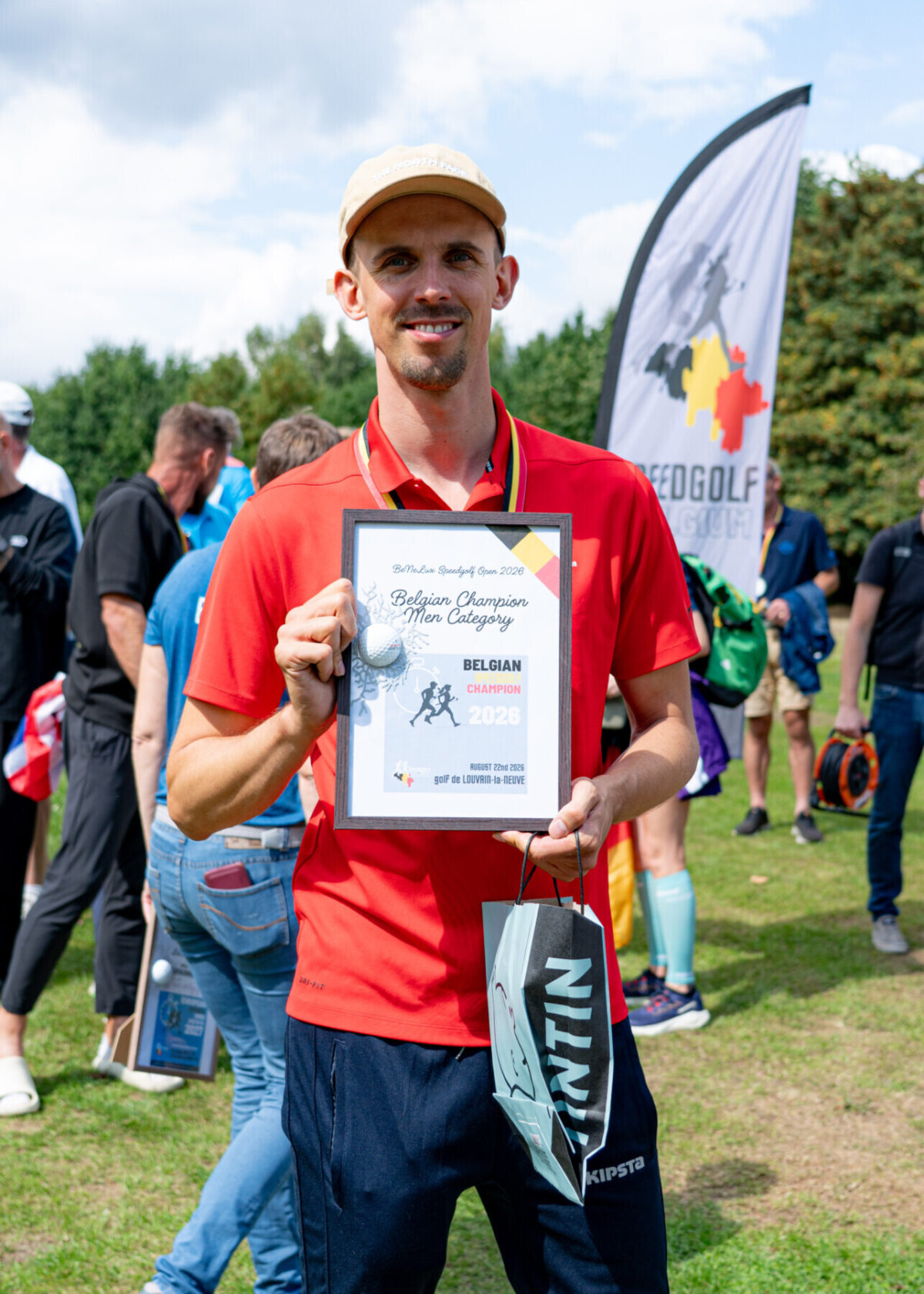 Belgian winner amateur men Laurens Verplaetse