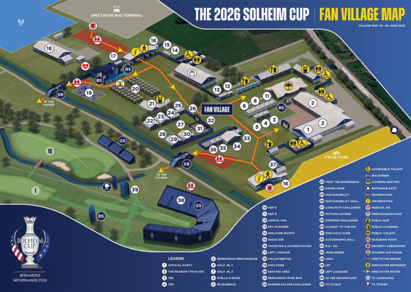 Solheim Cup 26 Fan Village Map 1