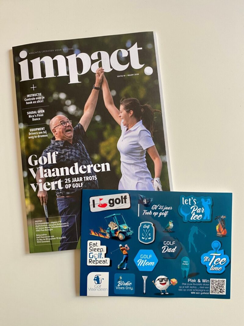 Impact met stickervel